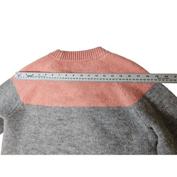 Striped J.Crew Womens Sweater Multicolor Medium Alpaca/Acrylic Blend - Picture 9 of 10